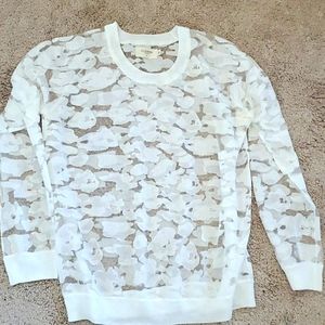 Eleven Paris sheer camo sweatshirt, size 40